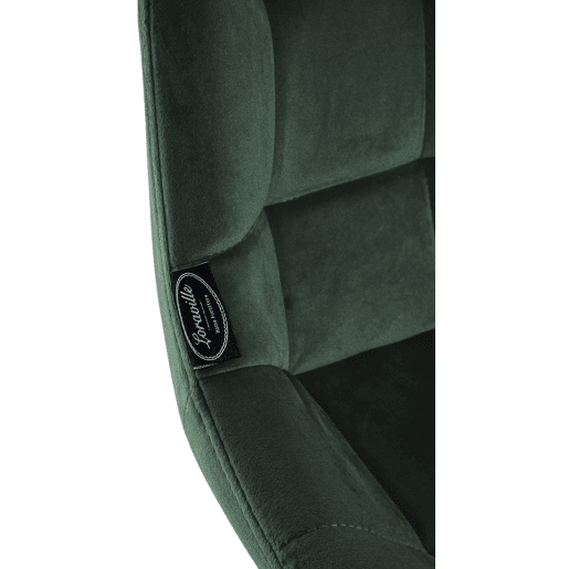 Taburete de bar Weston Terciopelo Verde oscuro 56X49X104 cm
