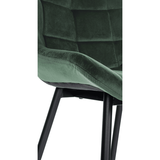 Taburete de bar Weston Terciopelo Verde oscuro 56X49X104 cm