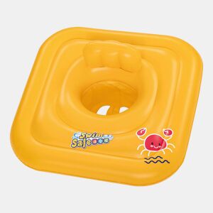 Flutuador para bebé Bestway Amarelo Caranguejo 76 x 76 cm 1-2 anos (1 Unidade)