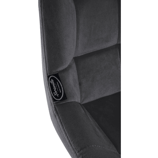 Taburete de bar Weston Terciopelo Gris oscuro 56X49X104 cm