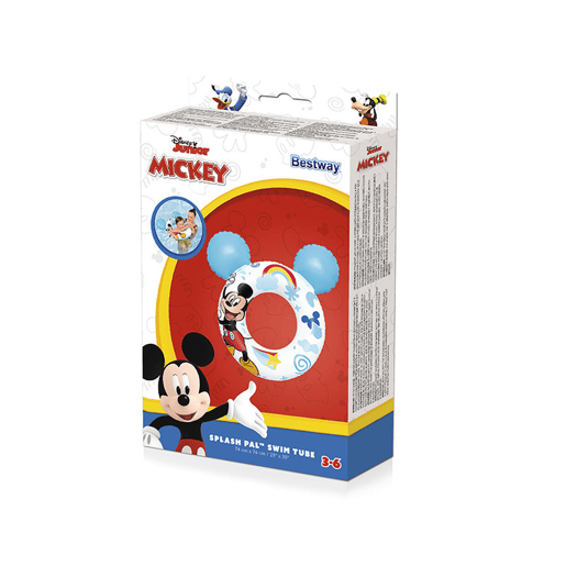 Boia insuflável Bestway Branco Mickey Mouse 74 x 76 cm