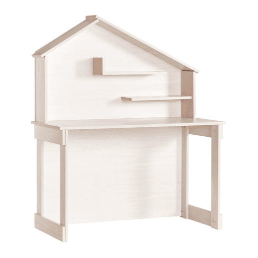 Mesa de escritório rosa 148,4x117,6x58cm