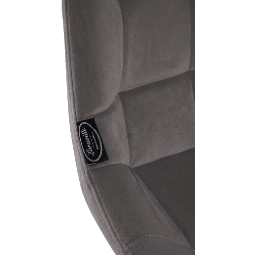 Taburete de bar Weston Terciopelo Gris 56X49X104 cm