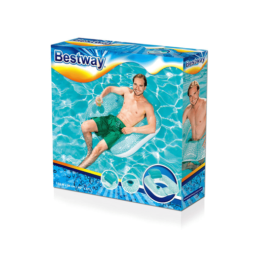 Cadeirão de piscina insuflável Bestway Multicolor 102 x 94 cm
