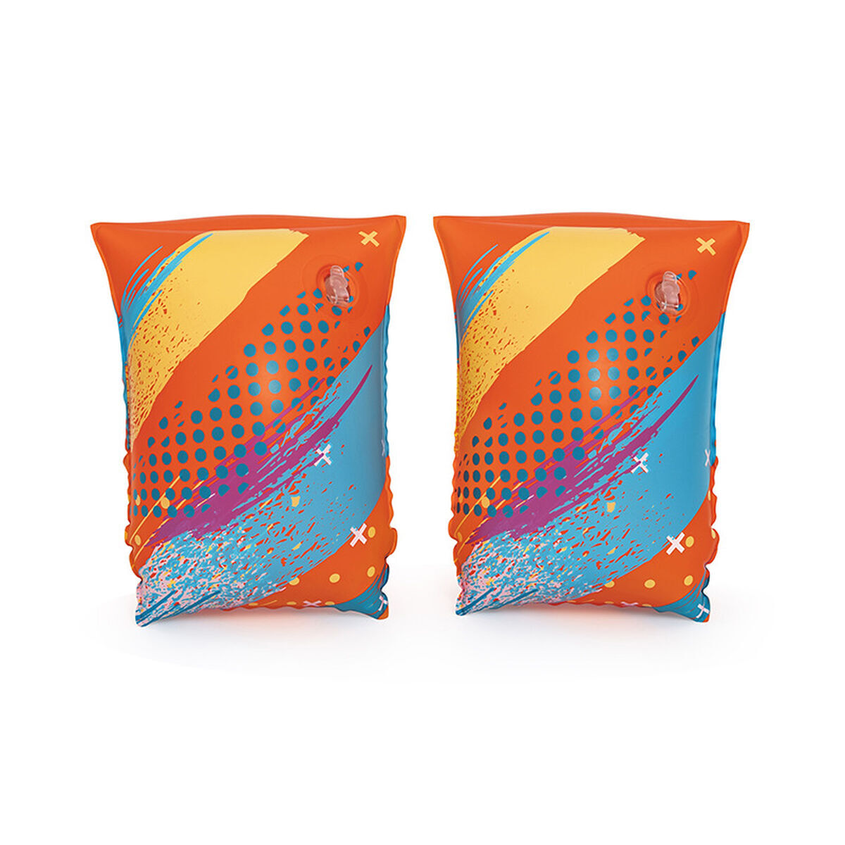 Manguitos bestway multicolor naranja 25 x 15 cm (1 unidad)