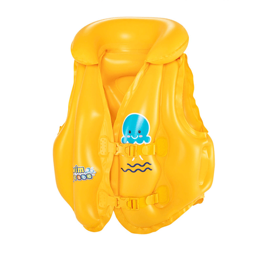 Colete Insuflável para Piscina Bestway Amarelo Polvo 51 x 46 cm 74 x 76 cm (1 Unidade)