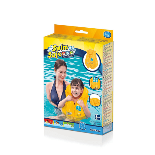 Colete Insuflável para Piscina Bestway Amarelo Polvo 51 x 46 cm 74 x 76 cm (1 Unidade)
