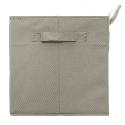 Caixa de arrumação em cartão cinzento 29x29x29cm