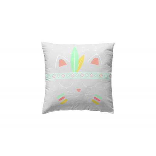 Capa de almofada de algodão branco 40x40cm Capa de almofada de algodão branco 40x40cm