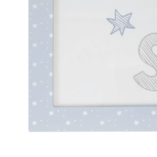 Quadros Set de 4 infantis MDF azul 22x16cm38x40cm