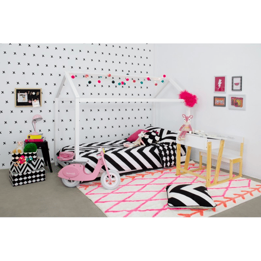 Caixas set de 3 MDF preto e branco 15x40x2813x35x2311x30x18cm