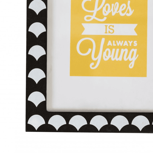 Cuadros set de 4 em MDF preto e branco 22 x 16 38 x 40cm