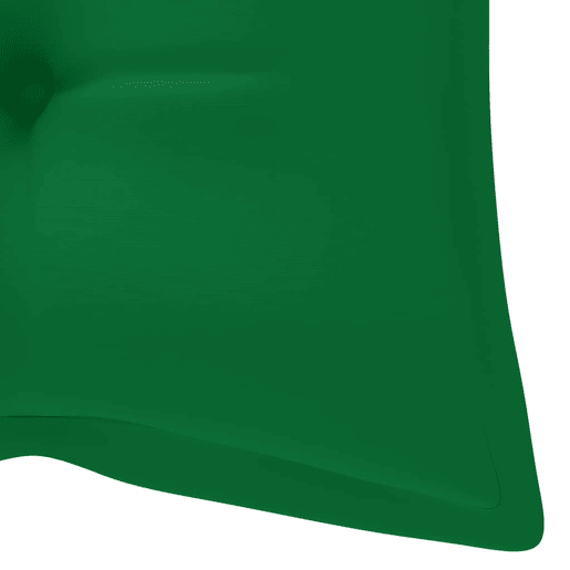 vidaXL Banco de jardim com almofadão 120 cm bambu