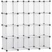 Armario Modular PP, Acero HOMCOM Armario Modular PP, Acero HOMCOM Transparente