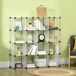Armario Modular PP, Acero HOMCOM Armario Modular PP, Acero HOMCOM Transparente