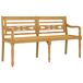 Banco de madera batavia con cojín 150x51 Banco de madera batavia con cojín 150x51 Antracita