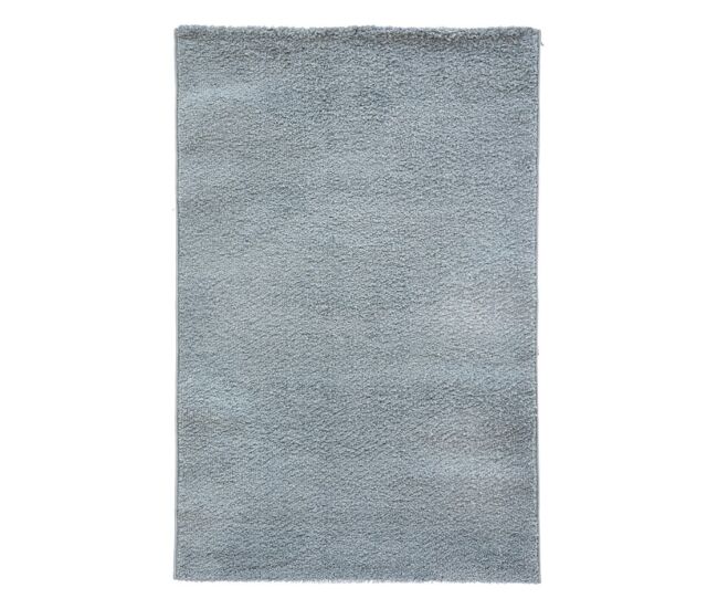 Alfombra poliéster azul 100x150cm