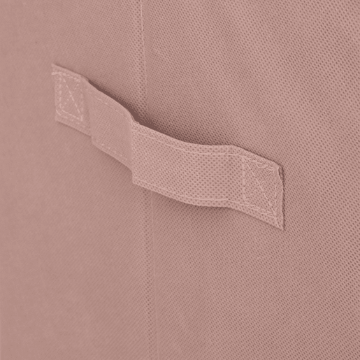 Caixa de arrumação em cartão rosa 29x29 cm