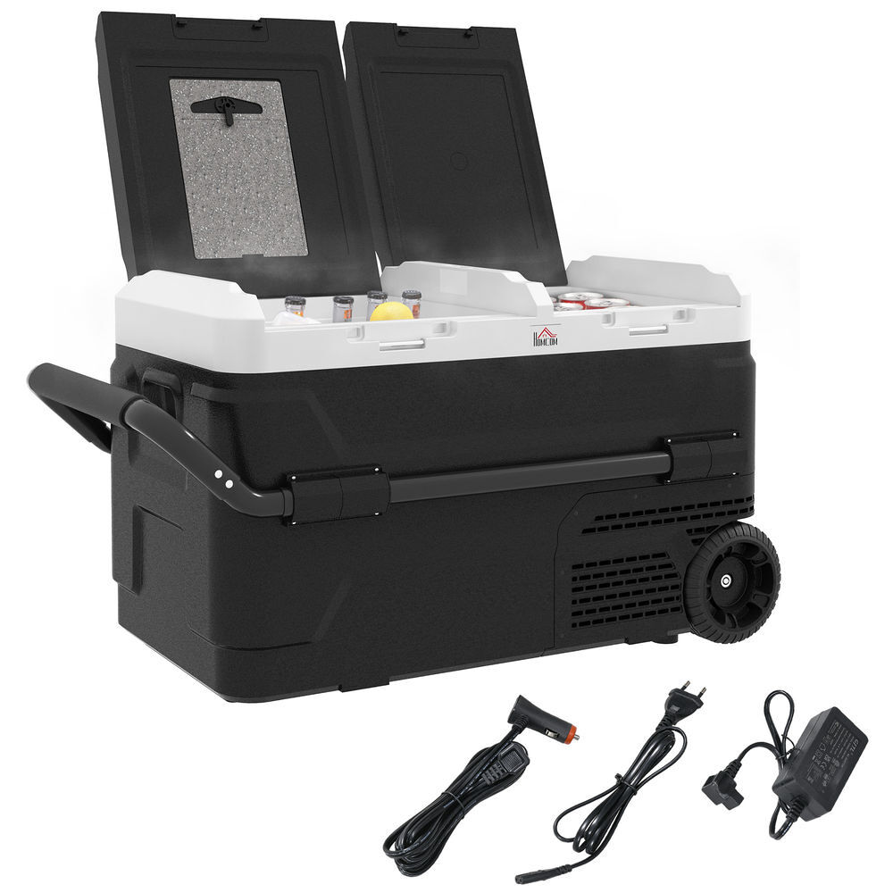 Nevera de Compresor PP, ABS HOMCOM