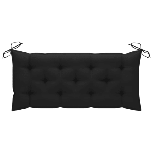 vidaXL Banco de jardim com almofadão 120 cm bambu vidaXL Banco de jardim com almofadão 120 cm bambu
