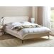 Beliani Cama Terciopelo SUZETTE 228x212 Beliani Cama Terciopelo SUZETTE 228x212 Beige