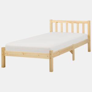Beliani Cama Pinho FLORAC