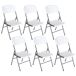 Pack 6 Sillas Plegables con Asa Thinia Home Pack 6 Sillas Plegables con Asa Thinia Home Blanco