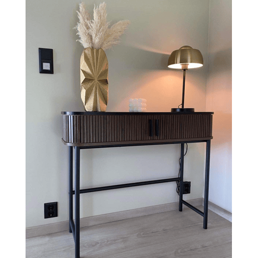 Candeeiro de mesa SENETTE Metal PretoDourado