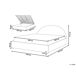 Beliani Cama con almacenaje Bouclé VAUCLUSE 194x216 Beliani Cama con almacenaje Bouclé VAUCLUSE 194x216 Verde