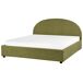 Beliani Cama con almacenaje Bouclé VAUCLUSE 194x216 Beliani Cama con almacenaje Bouclé VAUCLUSE 194x216 Verde