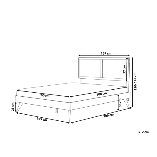 Beliani Cama MDF ISTRES Beliani Cama MDF ISTRES