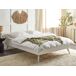 Beliani Cama sin cabecero MDF BERRIC 167x202 Beliani Cama sin cabecero MDF BERRIC 167x202 Blanco