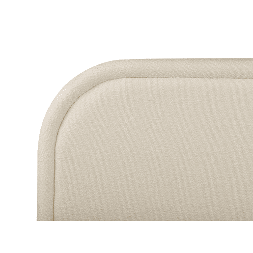 Cama baú Bouclé QUILLIEN 180 x 200 cm Creme claro Cama baú Bouclé QUILLIEN 180 x 200 cm Creme claro
