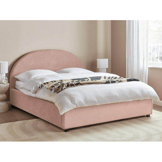 Beliani Cama baú Bouclé VAUCLUSE Beliani Cama baú Bouclé VAUCLUSE