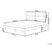 Beliani Cama MDF POISSY 187x202 Beliani Cama MDF POISSY 187x202 Marrón