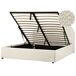 Beliani Cama con almacenaje Bouclé QUILLIEN 152x217 Beliani Cama con almacenaje Bouclé QUILLIEN 152x217 Beige