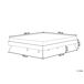 Beliani Cama sin cabecero MDF BERRIC 148x202 Beliani Cama sin cabecero MDF BERRIC 148x202 Blanco