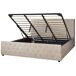 Beliani Cama con almacenaje Terciopelo AMIENS 191x217 Beliani Cama con almacenaje Terciopelo AMIENS 191x217 Beige