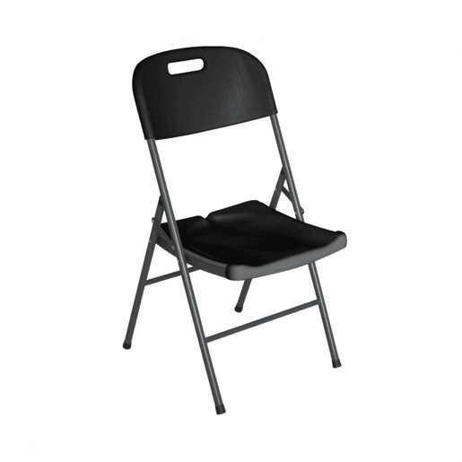 Cadeira Dobrável com Alça 47x58x87cm Preto Thinia Home