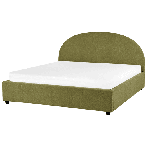 Beliani Cama baú Bouclé VAUCLUSE Beliani Cama baú Bouclé VAUCLUSE