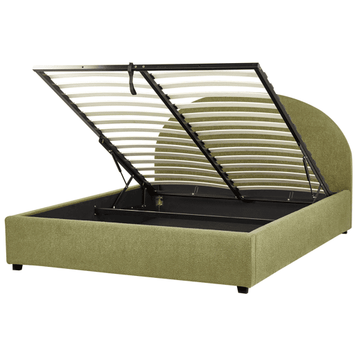 Beliani Cama baú Bouclé VAUCLUSE Beliani Cama baú Bouclé VAUCLUSE