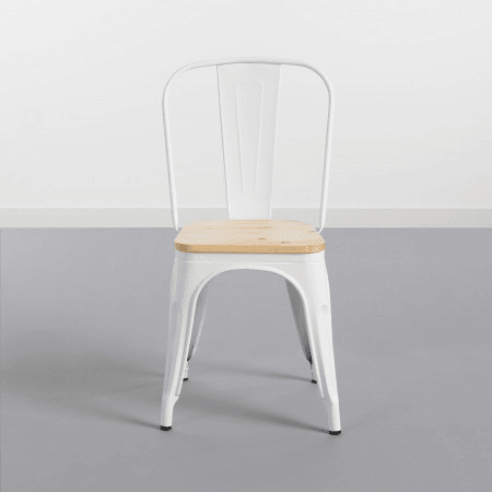 Cadeira Industrial Strong com Assento de Madeira 45x54x85cm Thinia Home