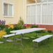 Pack 2 Bancos Plegables Catering Thinia Home Pack 2 Bancos Plegables Catering Thinia Home Blanco