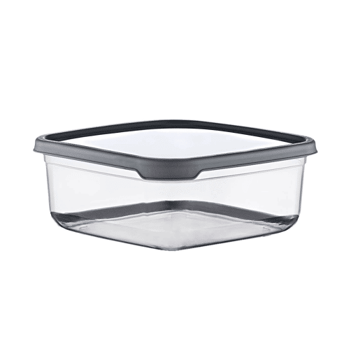 Conjunto de 3 recipientes herméticos para alimentos, formato quadrado 7house
