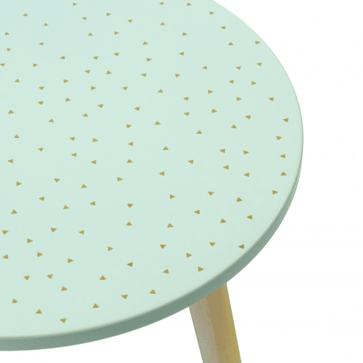 Mesa de apoio MDF verde 44x45x45cm Mesa de apoio MDF verde 44x45x45cm