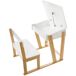 Escritorio pupitre con silla Escritorio pupitre con silla Natural/ Blanco