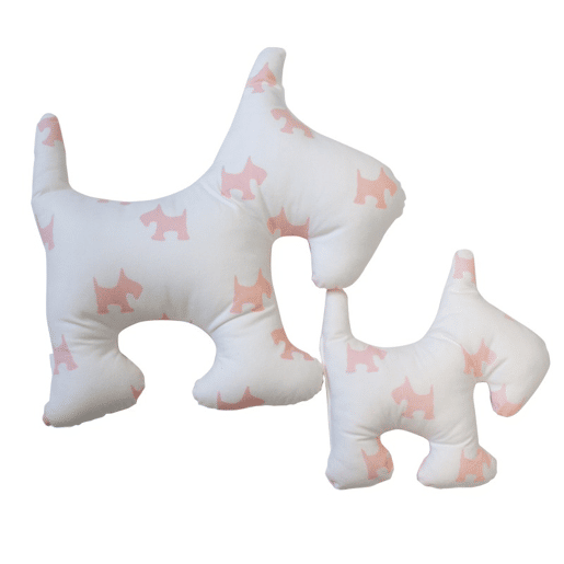 Almofadas set de 2 algodão rosa 30x3050x50cm