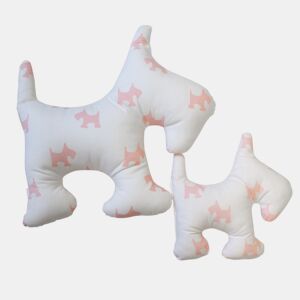 Almofadas set de 2 algodão rosa 30x3050x50cm