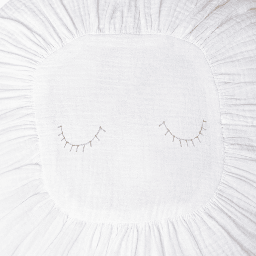 Almofada de algodão branco 11x35x35cm Almofada de algodão branco 11x35x35cm