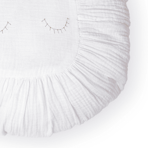 Almofada de algodão branco 11x35x35cm Almofada de algodão branco 11x35x35cm
